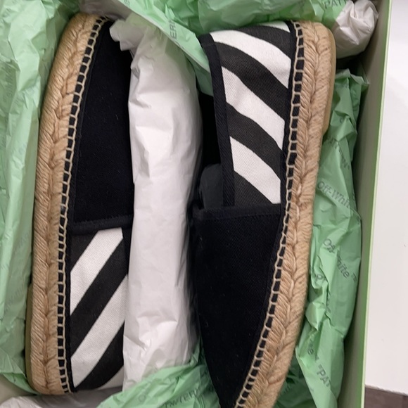 Brand new off white espadrilles size 9 - Picture 3 of 4